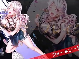 ?Japanese?game?CuteGirl is tortured on a triangular horse