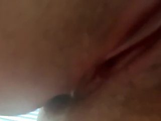 Eating my sex partner's cut pussy.