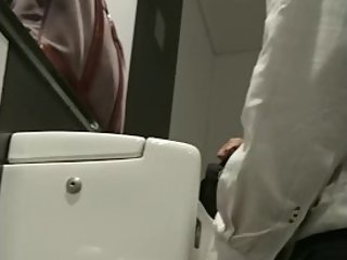 Japanese guy pissing