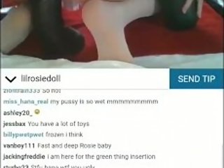 Can she take the biggest dildo in the world?